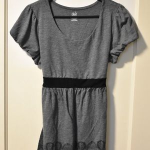 Charcoal Maternity Shirt (empire waist)